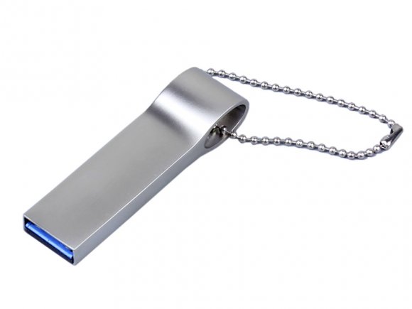 USB 2.0-флешка на 128 Гб с мини чипом, компактный дизайн, боковое отверстие для цепочки 