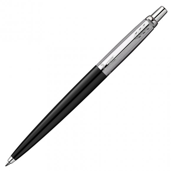 Ручка шариковая Parker Jotter Originals Black Chrome CT, черная 