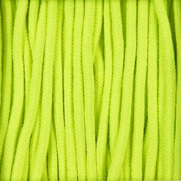 Круглый шнур Lasso L, желтый неон, 130 см 