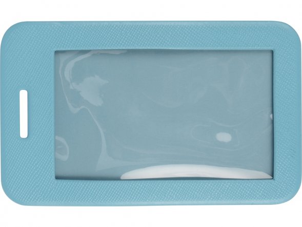 Чехол для пропуска Weekend из ПВХ, голубой 