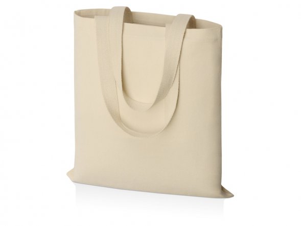 Сумка для шопинга Steady из хлопка с парусиновыми ручками, 260 г/м2, натуральный 