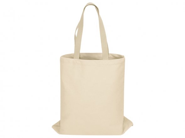 Сумка для шопинга Steady из хлопка с парусиновыми ручками, 260 г/м2, натуральный 