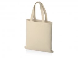 Сумка для шопинга Steady из хлопка с парусиновыми ручками, 260 г/м2, натуральный