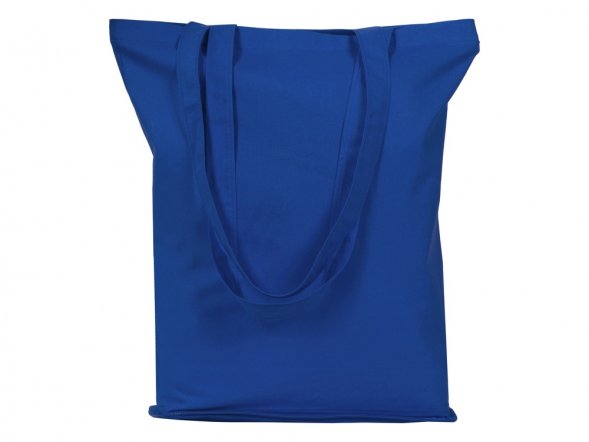 Складывающаяся сумка Skit из хлопка на молнии, синий 