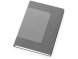 Бизнес блокнот Supreme с вставкой из софт-тача, гибкая обложка, 128 листов, серый 