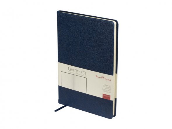 Блокнот А5 Megapolis Loft, темно-синий 
