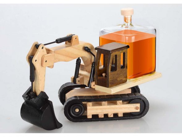 Графин для крепких напитков Экскаватор 