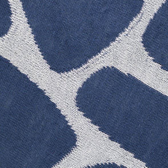 Плед на заказ Tricksy Net Light, S, полушерсть 