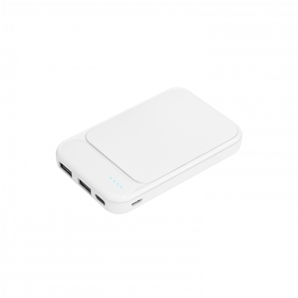 Внешний аккумулятор с подсветкой Starlight PB 5000 mAh, белый 