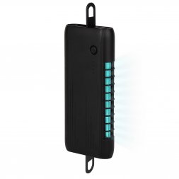 Внешний аккумулятор с встроенной УФ лампой Uno 6000 mAh, черный