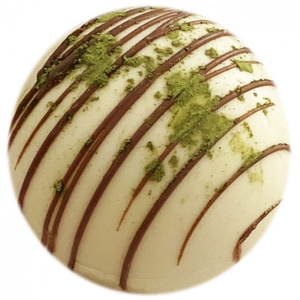 Шоколадная бомбочка «Матча латте» 