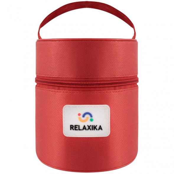 Термос для еды Relaxika 500, в чехле, стальной 