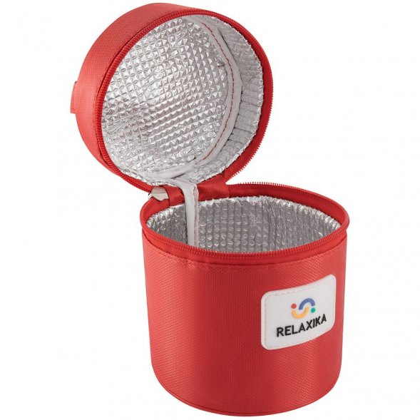 Термос для еды Relaxika 500, в чехле, стальной 