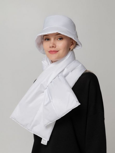 Панама утепленная Shelter, белая 