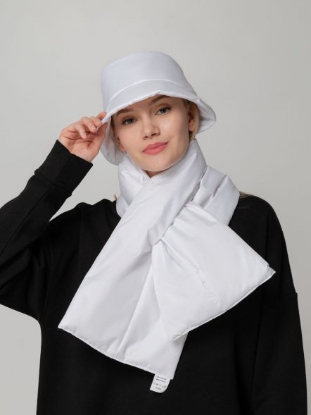 Панама утепленная Shelter, белая 