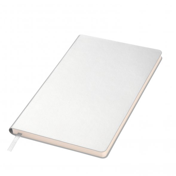 Ежедневник Spark недатированный, серебряный (с упаковкой, со стикерами) 