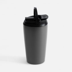 Термостакан с двумя поильниками Duetta, серый