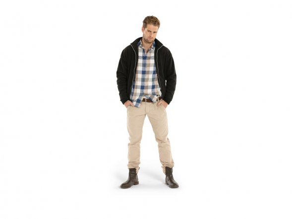 Куртка флисовая Nashville мужская, черный 