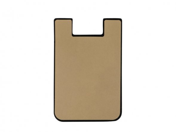 Картхолдер с креплением на телефон Gummy, черный 