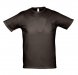 Футболка мужская Milano 190, темно-коричневая (шоколад) 
