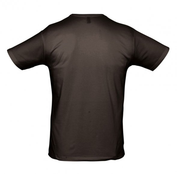 Футболка мужская Milano 190, темно-коричневая (шоколад) 
