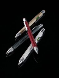 Ручка шариковая Construction, мультиинструмент, черная