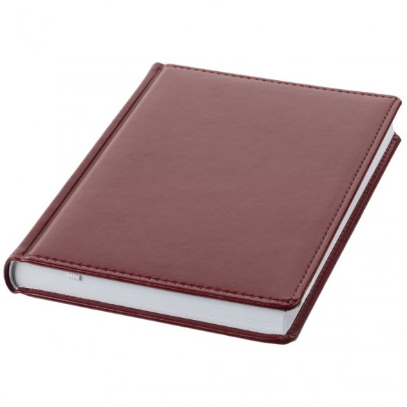 Ежедневник Nebraska, недатированный, бордовый 