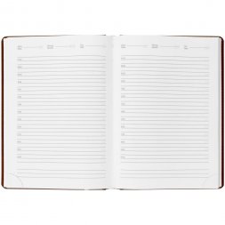 Ежедневник Nebraska, недатированный, бордовый