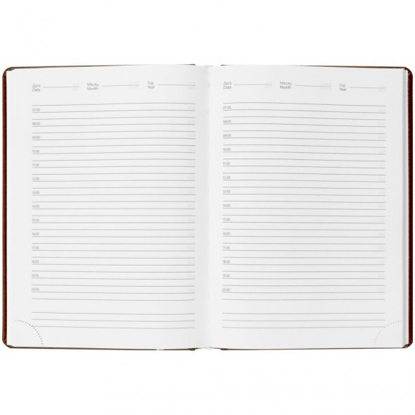 Ежедневник Nebraska, недатированный, бордовый 