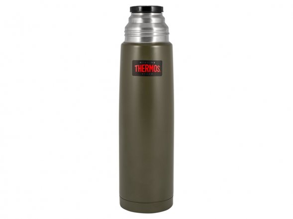Термос из нерж. стали тм THERMOS FBB-1000AG 1L, зеленый 
