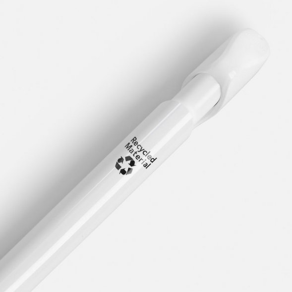 Ручка шариковая Evoxx Recycled, белая 