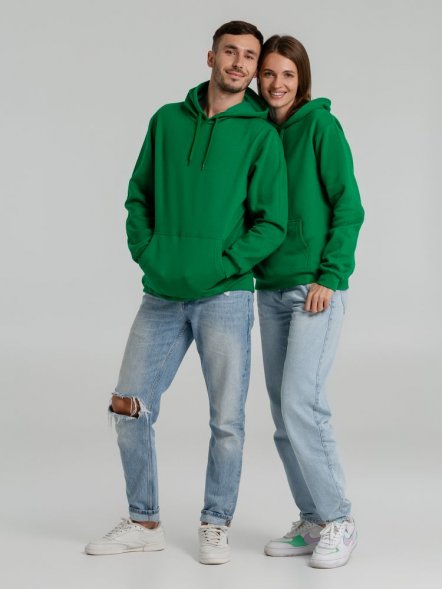 Толстовка с капюшоном Snake II ярко-зеленая 