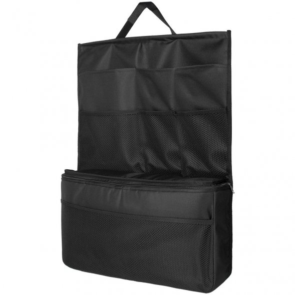 Органайзер с термоотделением на спинку сиденья Cool Rider, черный 