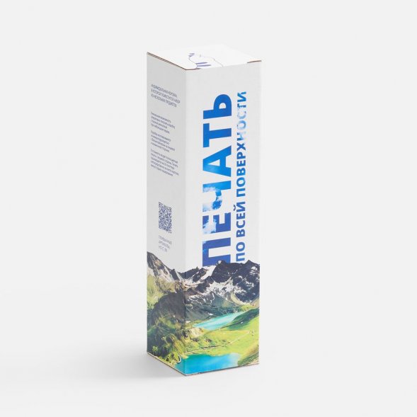 Коробка с полноцветной печатью для термоса Plain 750 