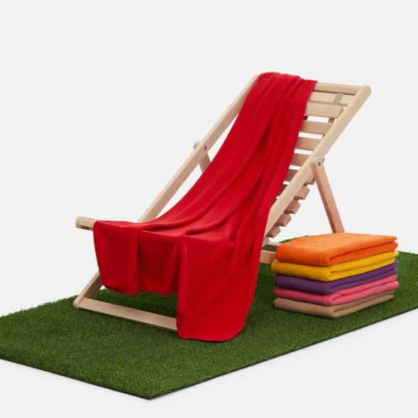 Флисовый плед Warm&amp;amp;Peace, красный 