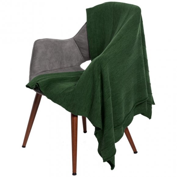 Плед Pleat, зеленый 