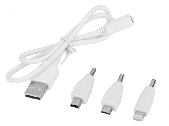 Портативное зарядное устройство Марс с карабином, 2600 mAh, зеленый 