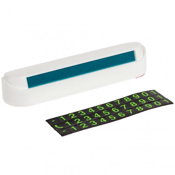 Парковочная визитка Litera, белая 