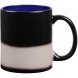 Кружка-хамелеон On Display, матовая, черная с синим 