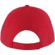 Бейсболка Solar, красная 