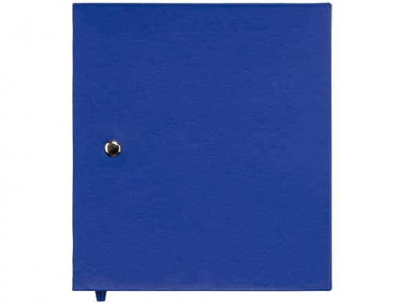 Цветной комбинированный блокнот с ручкой, синий 