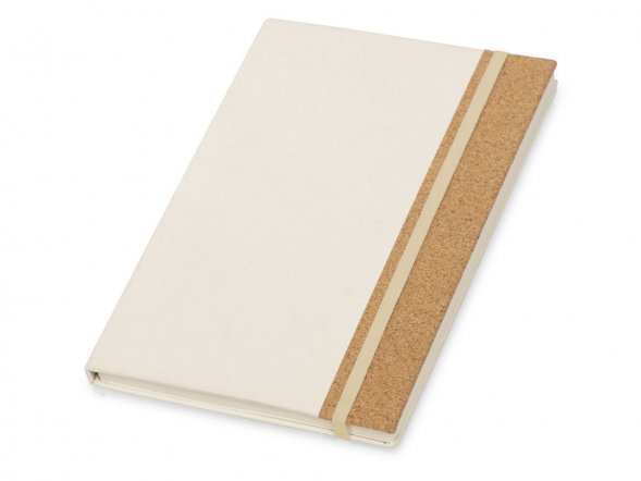 Блокнот из молочной бумаги и пробки A5 Milky, натуральный 