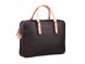 Портфель женский BUGATTI Ella 15&amp;#039;&amp;#039;, тёмно-коричневый, полиуретан, 38х6х27,5 см 