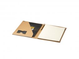 Папка YASPER из переработанного картона, бежевый