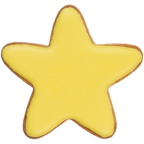 Печенье «Звезда», желтое 