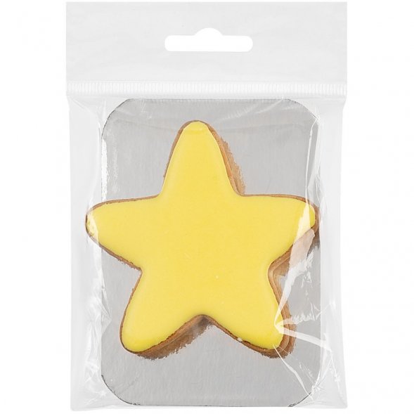 Печенье «Звезда», желтое 
