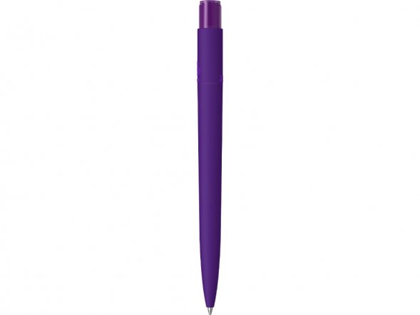 Шариковая ручка RECYCLED PET PEN PRO K transparent GUM soft-touch, фиолетовый 