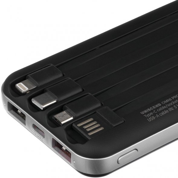 Внешний аккумулятор Omni Pro 10000 мАч, черный 