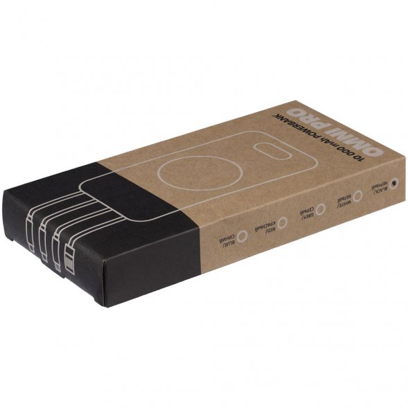 Внешний аккумулятор Omni Pro 10000 мАч, черный 