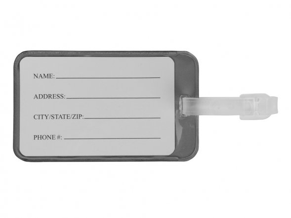 Бирка для багажа Voyage 2.0, черный 